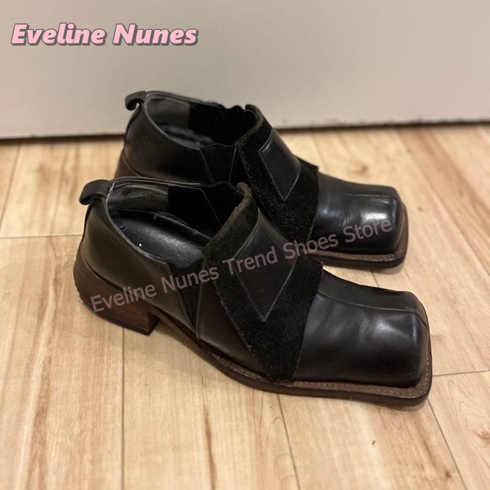 Vintage Fashion Heels - Women Retro Square Toe Fashion Pumps