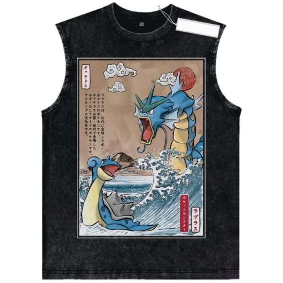 Vintage Washed Pokemon Charact - Vintage Fashion In Japan recension och pris