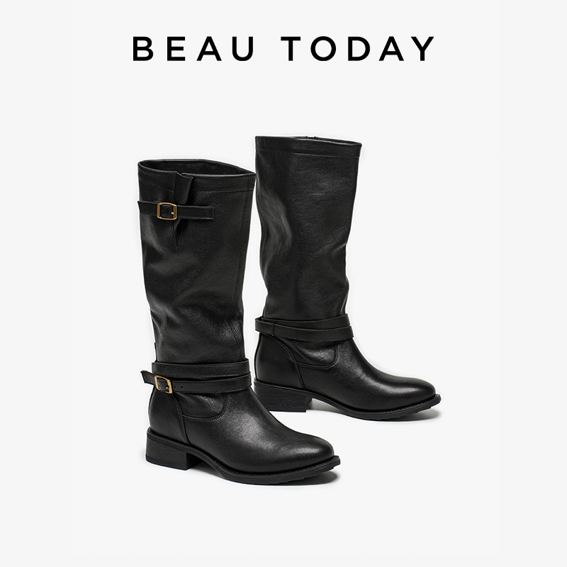 BEAUTODAY Long Boots Women She - Vintage Fashion Heels recension och pris