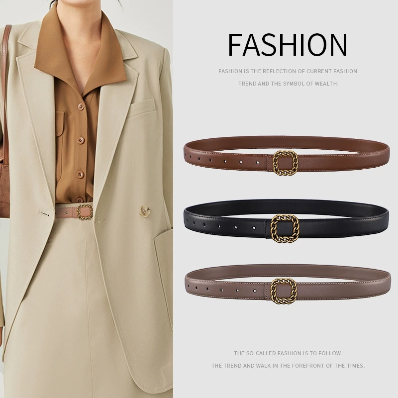 Ladies' Vintage Square Buckle  - Vintage Fashion Look recension och pris