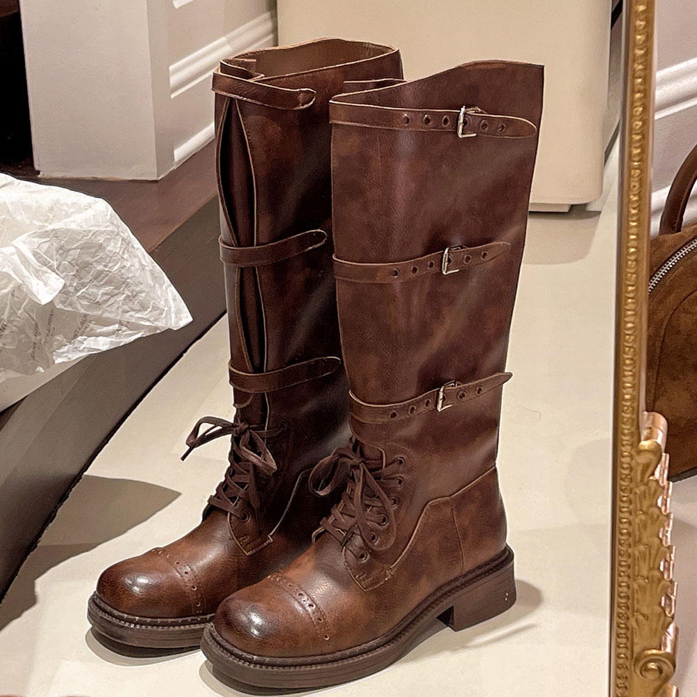Women's Knee High Boots Vintag - Vintage Fashion Heels recension och pris
