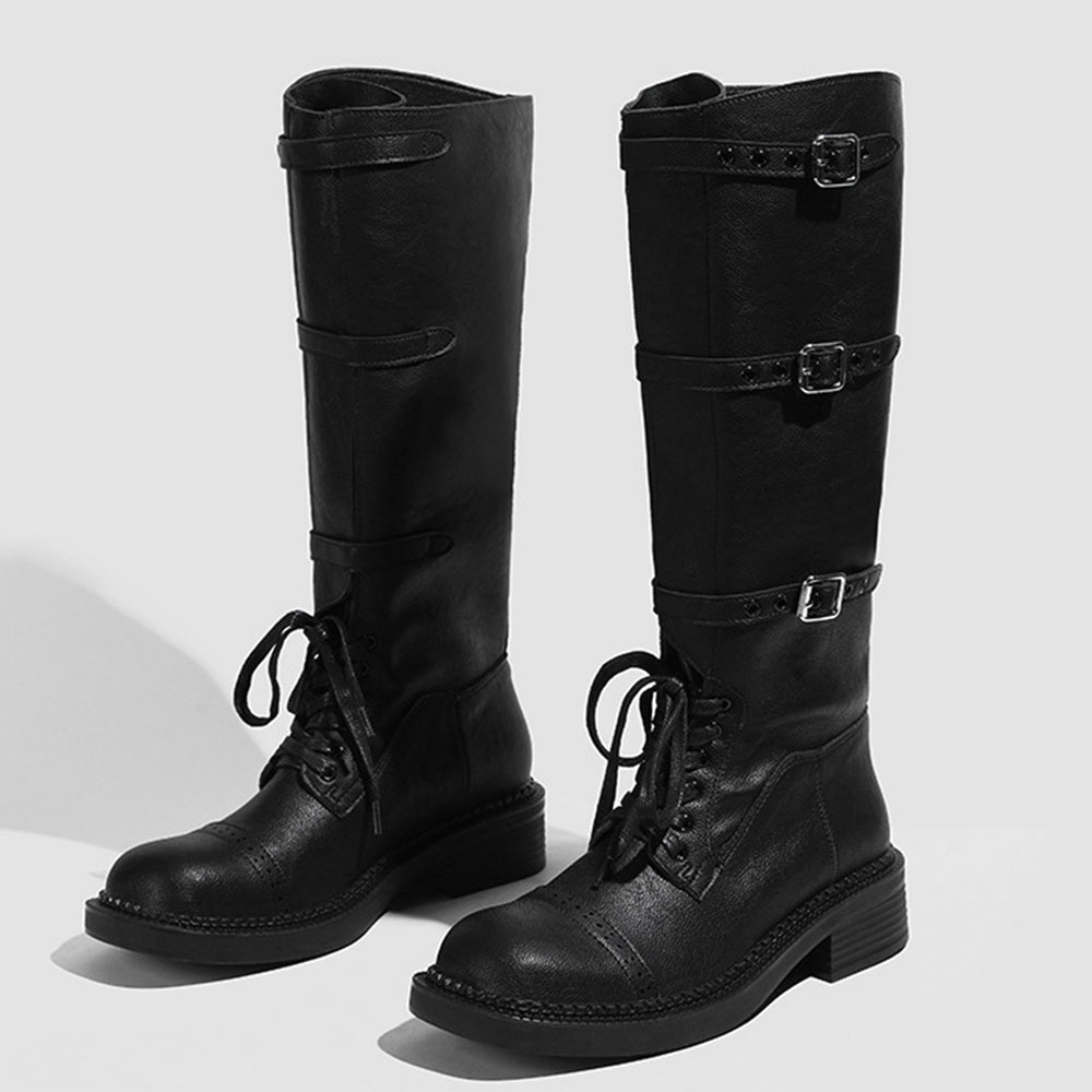 Women's Knee High Boots Vintag - Vintage Fashion Heels recension och pris
