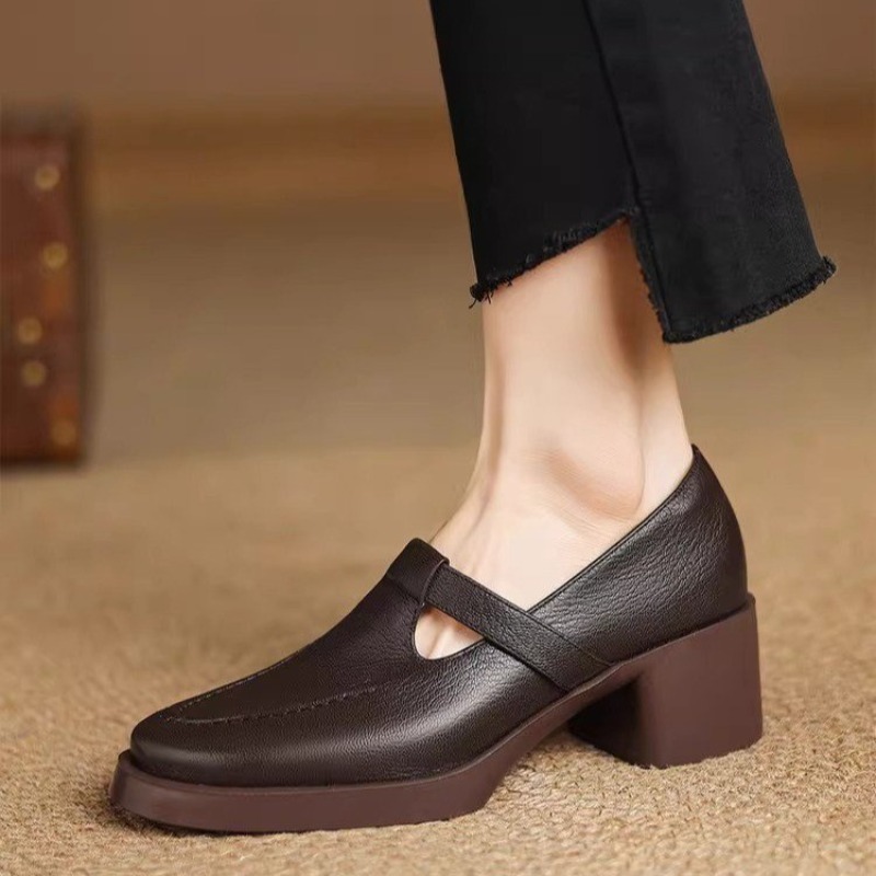 French Vintage Soft Leather Pl - Vintage Fashion Heels recension och pris
