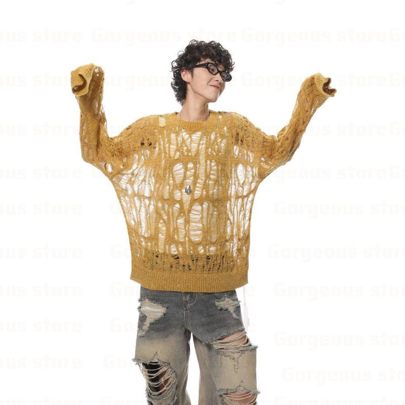 Vintage Ripped Hollow Out Mesh - Vintage Fashion In Japan recension och pris
