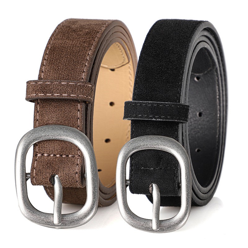 Ladies' belt, imitation suede- - Vintage Fashion Look recension och pris