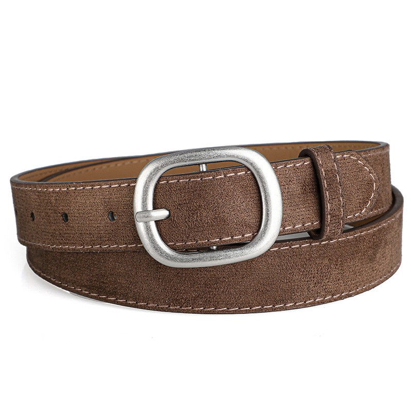 Ladies' belt, imitation suede- - Vintage Fashion Look recension och pris