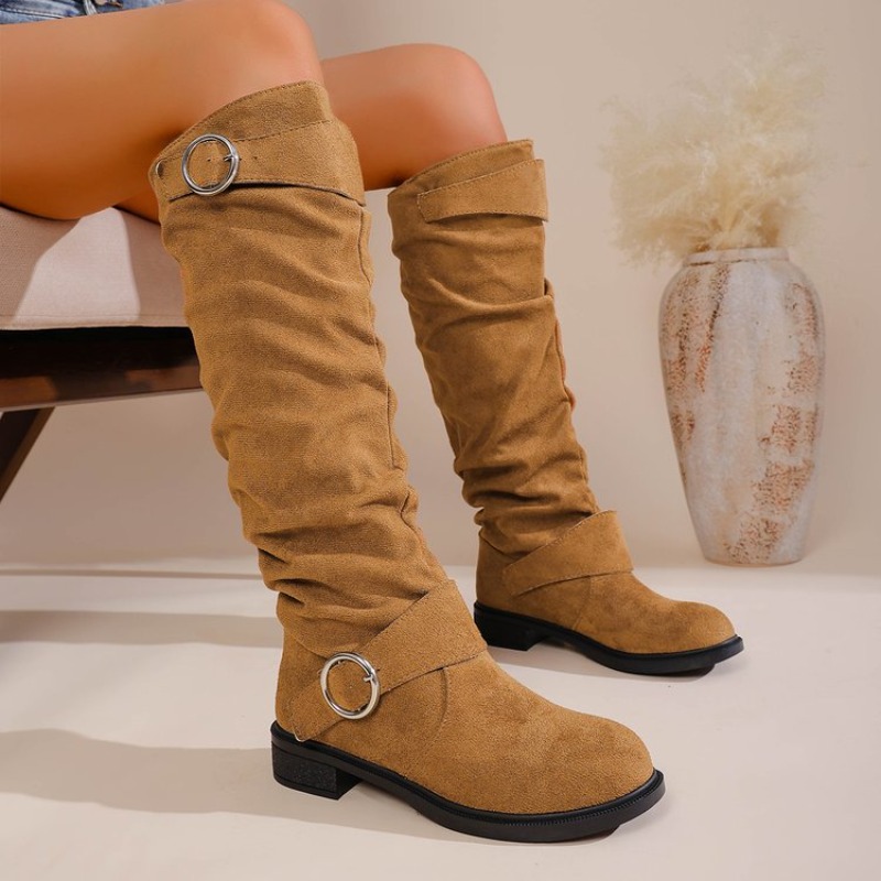 Vintage Western Style Knee Hig - Vintage Fashion Heels recension och pris