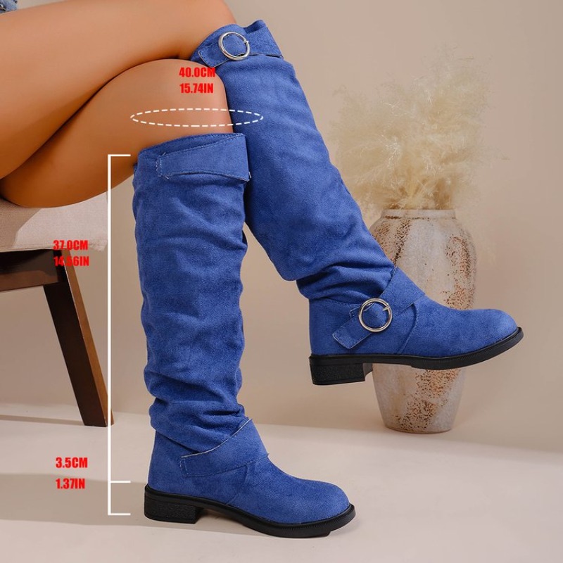 Vintage Western Style Knee Hig - Vintage Fashion Heels recension och pris