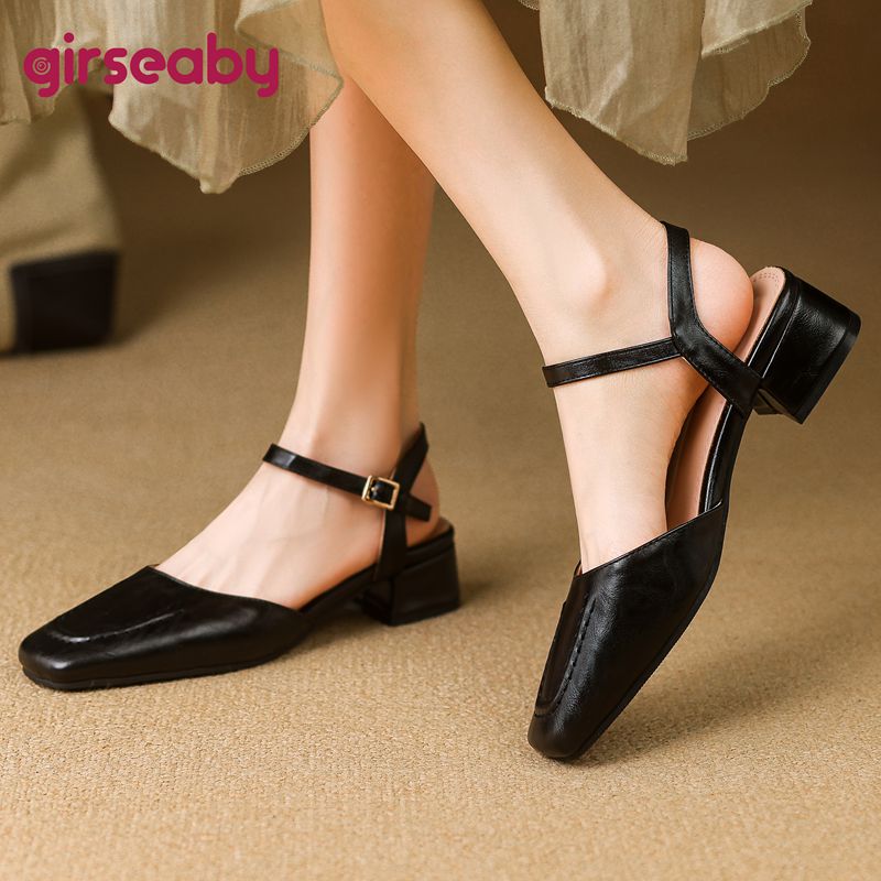 Girseaby 2025 Female Sandals S - Vintage Fashion Heels recension och pris