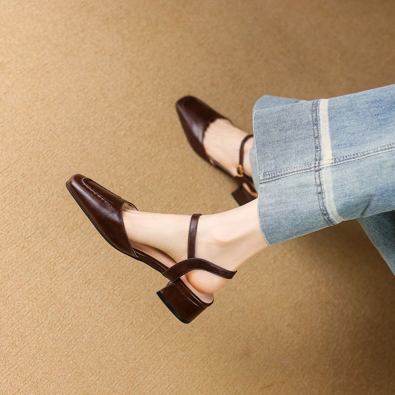 Girseaby 2025 Female Sandals S - Vintage Fashion Heels recension och pris