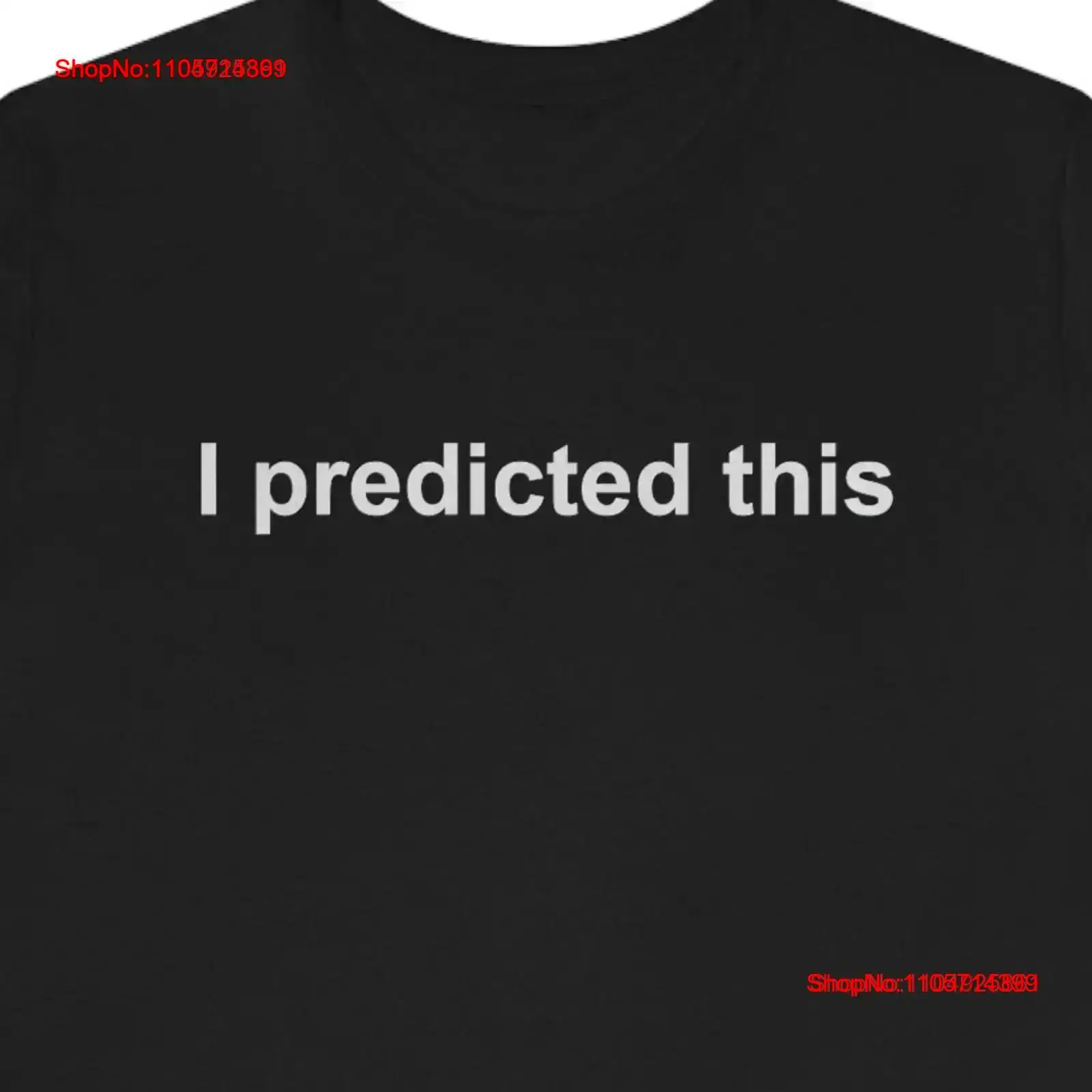 Meme T Shirt I predicted this  - Vintage Fashion Gen Z recension och pris