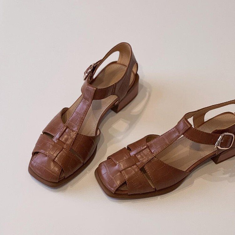 Women's Sandals Summer New Fas - Vintage Fashion Heels recension och pris