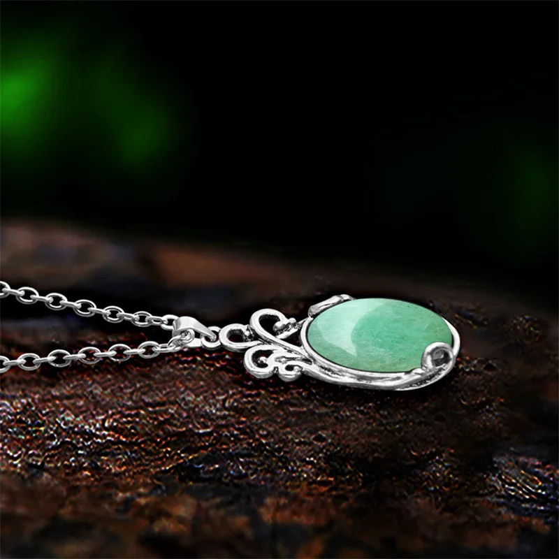 Vintage Look Natural Stone Jad - Vintage Fashion Look recension och pris