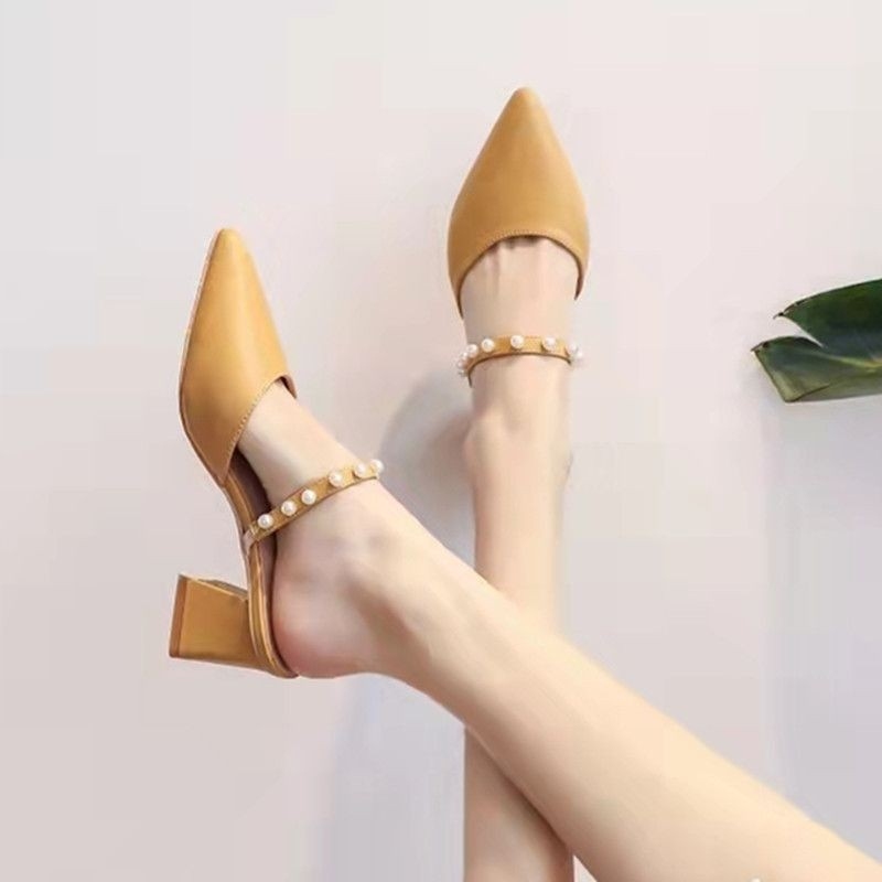 Women's Vintage Pointed Toe Mu - Vintage Fashion Heels recension och pris