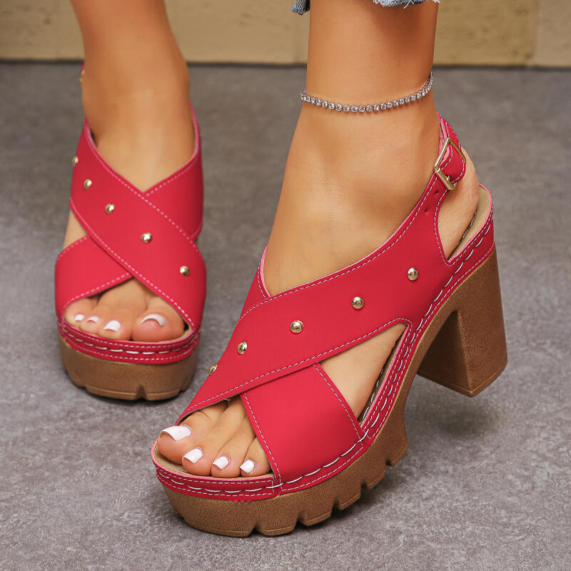 Vintage Super High Heel Cross  - Vintage Fashion Heels recension och pris