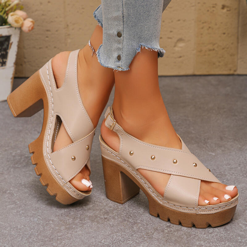 Vintage Super High Heel Cross  - Vintage Fashion Heels recension och pris