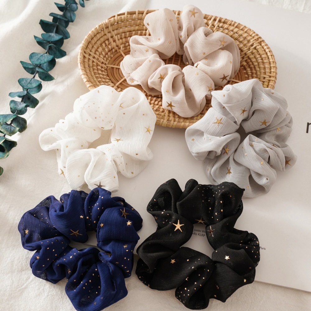 1/5pcs Print Scrunchie Dreamy  - Vintage Fashion Look recension och pris